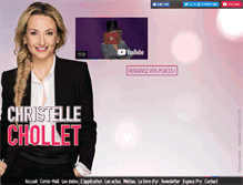 Tablet Screenshot of christellechollet.com